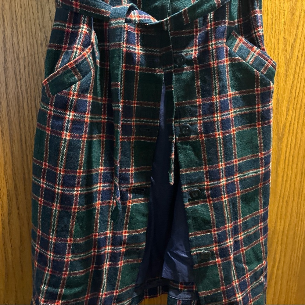 Vintage 1960’s Pendleton Blue Wool Vest dress button down